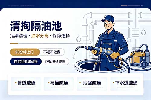 杨凌清掏隔油池